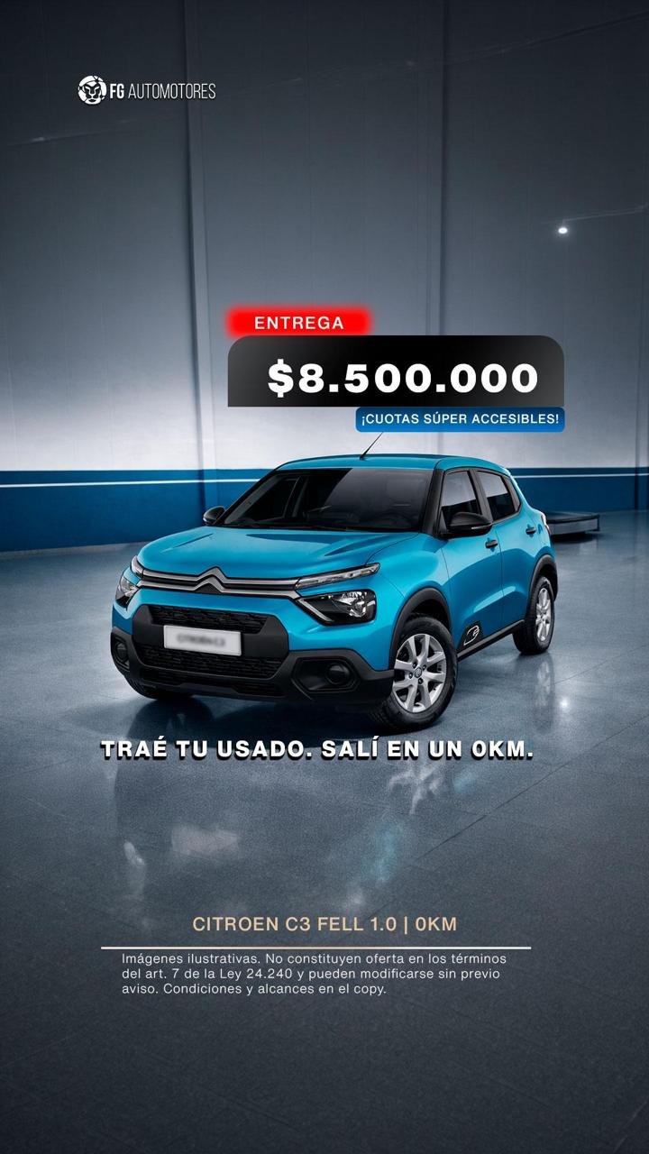 Citroën C3 Feel 1.0 | 0KM