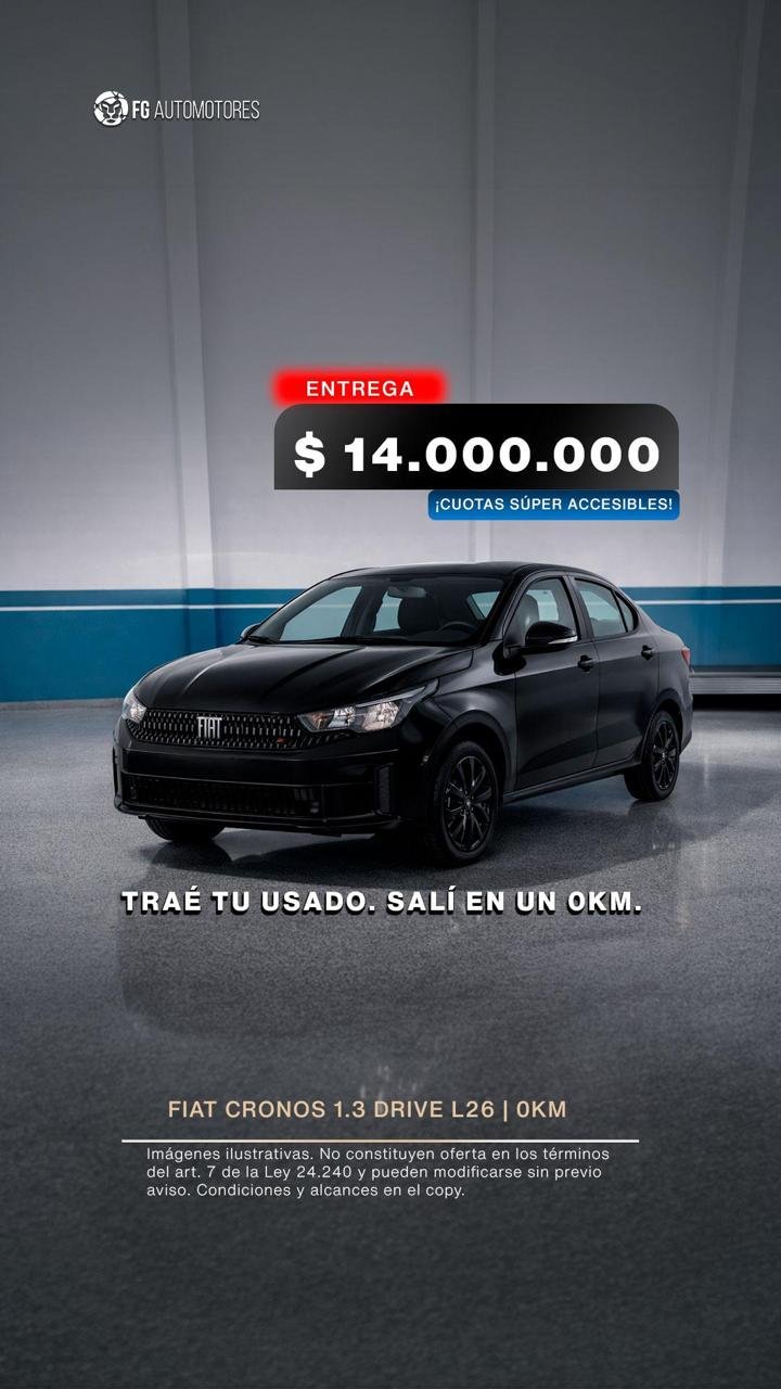 Fiat Cronos 1.3 Drive | 0KM